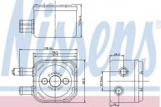 Termoflot radiator ulei VW MULTIVAN V (7HM, 7HN, 7HF, 7EF, 7EM, 7EN) NISSENS 90652 foto