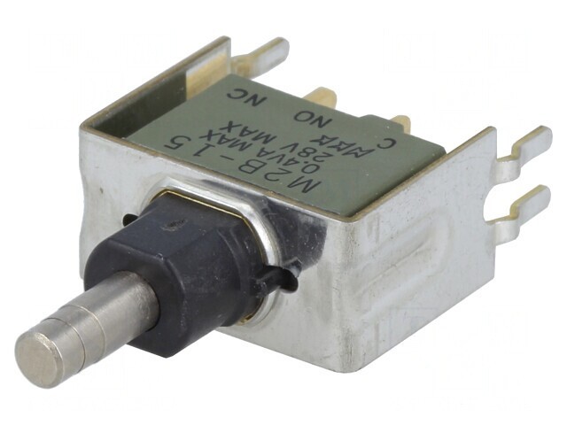Comutator Apăsare SPDT 1A 125VAC ON-(ON)