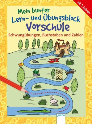Schwung&amp;uuml;bungen, Buchstaben und Zahlen foto
