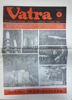 Vatra, nr. 8, august 1986 foto