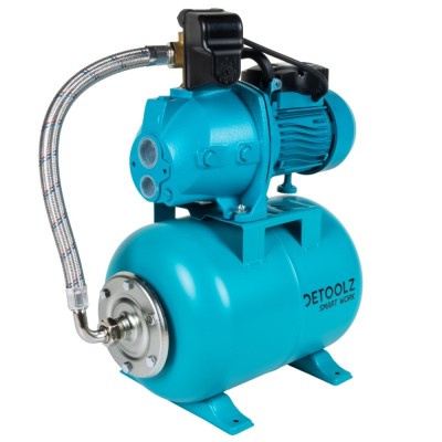 Hidrofor Detoolz 0.9 kW, debit maxim 2280l/h, inaltime maxima de pompare 40m, corp pompa fonta, butelie 24L, ejector FarmGarden AgroTrade foto