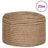 Funie de iuta 25 m lungime, 14 mm grosime
