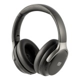 Casti wireless cu ANC Hybrid Electromures EM H4, Bluetooth 6.0, Negre