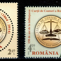 Romania 2014, LP 2026, Curtea Conturi, seria, MNH! LP 8,30 lei