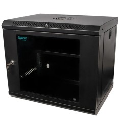 CABINET 19? SPACER 9U 500x450mm, fixare pe perete, Flatpack (dezasamblat), foto