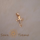 Cumpara ieftin Cruciulita clasica 1.5 cm cu Iisus rastignit reliefat