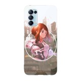 Husa compatibila cu Oppo A54 5G model Uraraka Ochako My hero academia, Silicon, TPU, Viceversa, Transparent, Carcasa