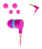 Casti In-Ear Maxell CORDZ Roz, Microfon Incorporat, Cablu Plat Anti-Incurcare, Frecventa 20Hz-20kHz, Sensibilitate 100dB