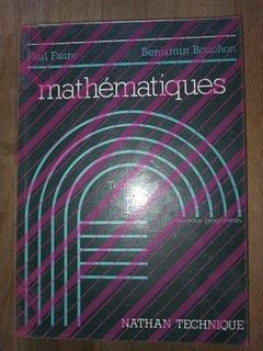 Mathematiques classes de terminale F- Paul Faure, Benjamin Bouchon foto