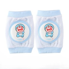 Genunchiere pentru Protectie Genunchi Bebelusi, Model SoftShield Albastru, Material Hipoalergenic si Respirabil, Marime Universala foto