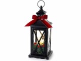 Felinar Craciun multicolor cu led cm14x14x38.5H