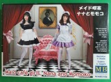 Kit MAID CAF&Eacute; GIRLS. NANA AND MOMOKO Firma MASTER BOX MB Cod MB35186 Scara 1/35 DIORAMA MACHETA FIGURINE ASAMBLARE HOBBY CIVILI FANTASY SEXY GIRL