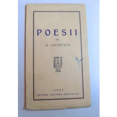 POESII de G. CALINESCU , 1937