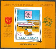 ROMANIA 1983 - LP 1083 - ZIUA MARCII PO?TALE ROMANE?TI - COLI?A MNH foto