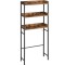 VASAGLE Raft de depozitare pentru baie, suprapunere peste masina spalat sau vas WC, 25x63x165 cm, maro Household NewTrend