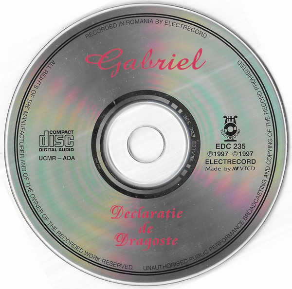 CD Gabriel Dorobanțu ‎– Declaraţie De Dragoste, original | Okazii.ro