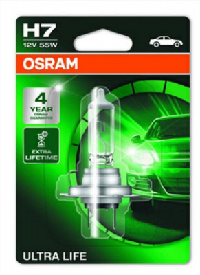 BEC 12V H7 55 W ULTRA LIFE BLISTER 1 BUC OSRAM foto