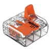 Conector derivatie 3 fire, max. 6 mm&sup2; (30 buc.) - WAGO 221-613