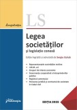 Legea societăților și legislație conexă. Actualizată 25 mai 2025 - Paperback brosat - Hamangiu
