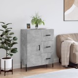 vidaXL Servantă, gri beton, 69,5x34x90 cm, lemn compozit