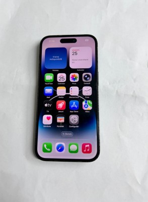 iphone 14 pro negru bateria 100% foto