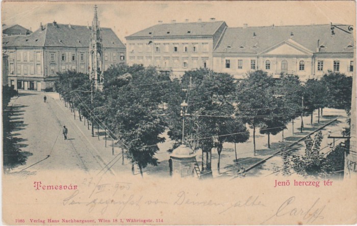 Timisoara Jenő herceg-t&eacute;r Piaţa Prinţul Eugen ND