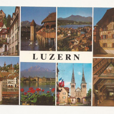 SH1-Carte Postala-ELVETIA , Luzern , Circulata 1995