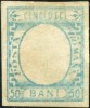 1872 , Eseu ( Proba ) albastru deschis fara efigia Domnitorului Carol I - RAR!, Nestampilat