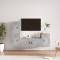 vidaXL Set dulap TV, 4 piese, gri beton, lemn prelucrat