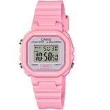 Casio Digital LA-20WH-4A1EF, Ceas de Damă cronograf cu Roz Curea din Cauciuc