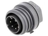 Conector Circular 7 Pin Soclu Tată Alamă