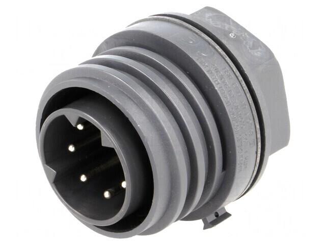Conector Circular 7 Pin Soclu Tată Alamă