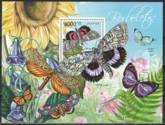 Guineea Bissau 2011 - Fauna - Fluturi, Colita, MNH (vezi descrierea)