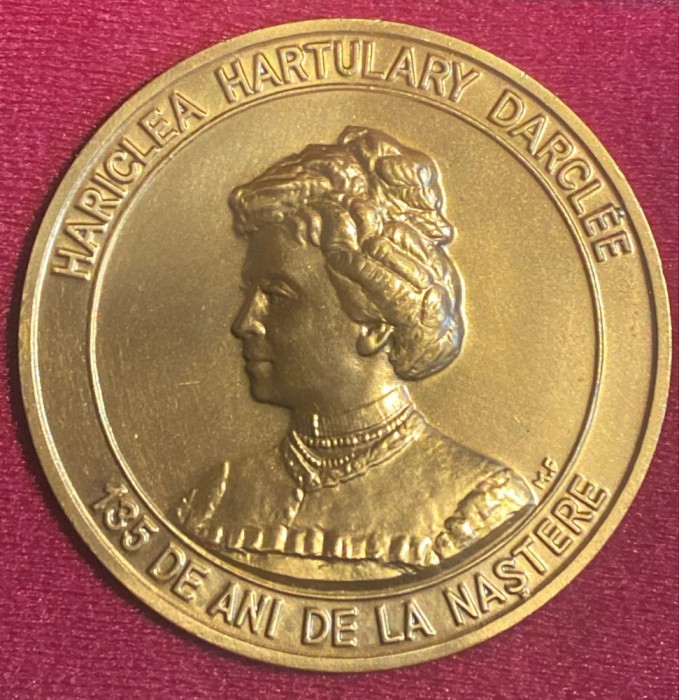 HARICLEA HARTULARY DARCLEE, MEDALIE BRONZ/BRAILA 20 AUGUST 1995/ANIVERSAREA A...