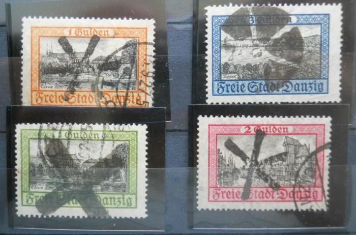 1924 DANZIG STAMPILATE