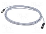 Cablu sensor automatizări HARTING 4 pini mufă PVC 5m M12