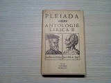 PLEIADA - Antologie Lirica II - ALEXANDRU RALLY (autograf) - 1975, 393 p.