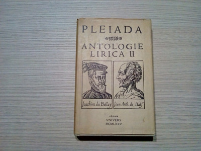 PLEIADA - Antologie Lirica II - ALEXANDRU RALLY (autograf) - 1975, 393 p. foto