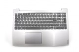 Carcasa superioara cu tastatura palmrest Laptop, Lenovo, V15-IWL Type 81YE, 5CB0S16761, FS540, AP1A4000610, AM1A4000700, argintie, layout US