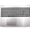 Carcasa superioara cu tastatura palmrest Laptop, Lenovo, V15-IIL Type 82C5, 5CB0S16761, FS540, AP1A4000610, AM1A4000700, argintie, layout US