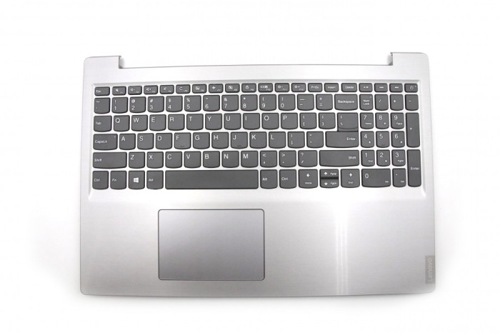 Carcasa superioara cu tastatura palmrest Laptop, Lenovo, V15-ADA Type 82CJ, 5CB0S16761, FS540, AP1A4000610, AM1A4000700, argintie, layout US