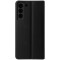 Husa tip carte cu stand Prio negru cu rosu pentru Samsung Galaxy S21 FE 5G
