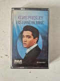 Casetă Audio Elvis Presley &ndash; His Hand In Mine (RCA, SUA) &ndash; Testată, Stare Foarte Bună