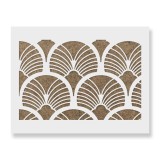 Sablon 890x580x0.7mm Geometric Sun Burst Refolosibil, model MXSP7032