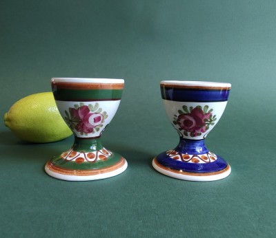 Set 2 suport oua portelan pictate manual- Weschler Tirolkeramick foto