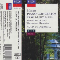 CD Mozart, Handel / Alicia De Larrocha ‎– Piano Concertos 19 & 22