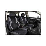 Huse scaune auto universale Premium fractionate negru gri antracit