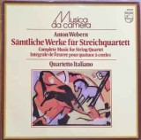 VINIL Anton Webern, Quartetto Italiano &lrm;&ndash; Complete Music For String Quartet (NM), Clasica