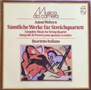 VINIL Anton Webern, Quartetto Italiano &amp;lrm;&amp;ndash; Complete Music For String Quartet (NM) foto