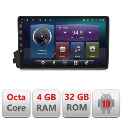 Navigatie Ssangyong Kyron Actyon C-158 Octa Core cu Android Radio Bluetooth Internet GPS WIFI 4+32GB CarStore Technology foto
